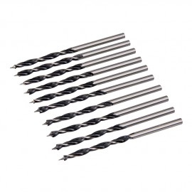 Forets à pointe et double tranchant 3 mm 10 pcs