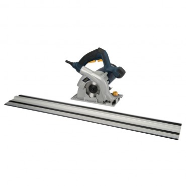 Scie circulaire plongeante compacte 110 mm avec kit rail de guidage GTS1500