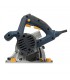 Scie circulaire plongeante compacte 110 mm avec kit rail de guidage GTS1500