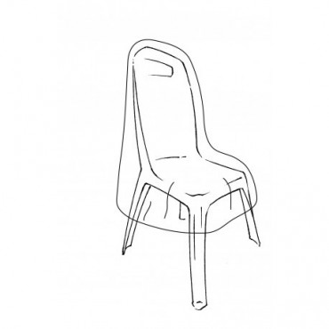 Housse de protection renforcee pour chaises - 70x70x H110cm