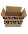 Carton caisse américaine double cannelure 280*280*400